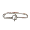 18K Finesse Link Diamond Hermès Bracelet