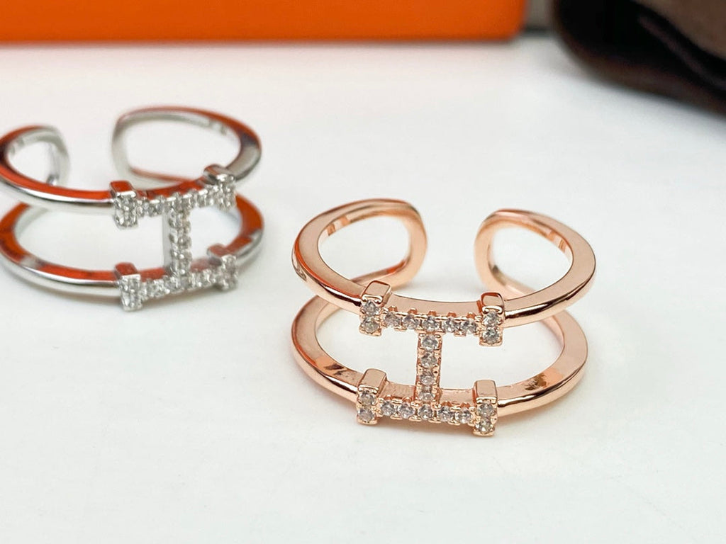 18K Ever Chaine D'ancre Hermès Ring