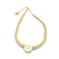 18K Chanel Choker Chain Necklace