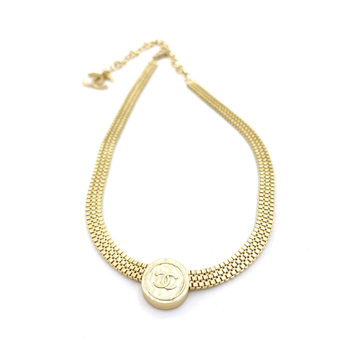 18K Chanel Choker Chain Necklace