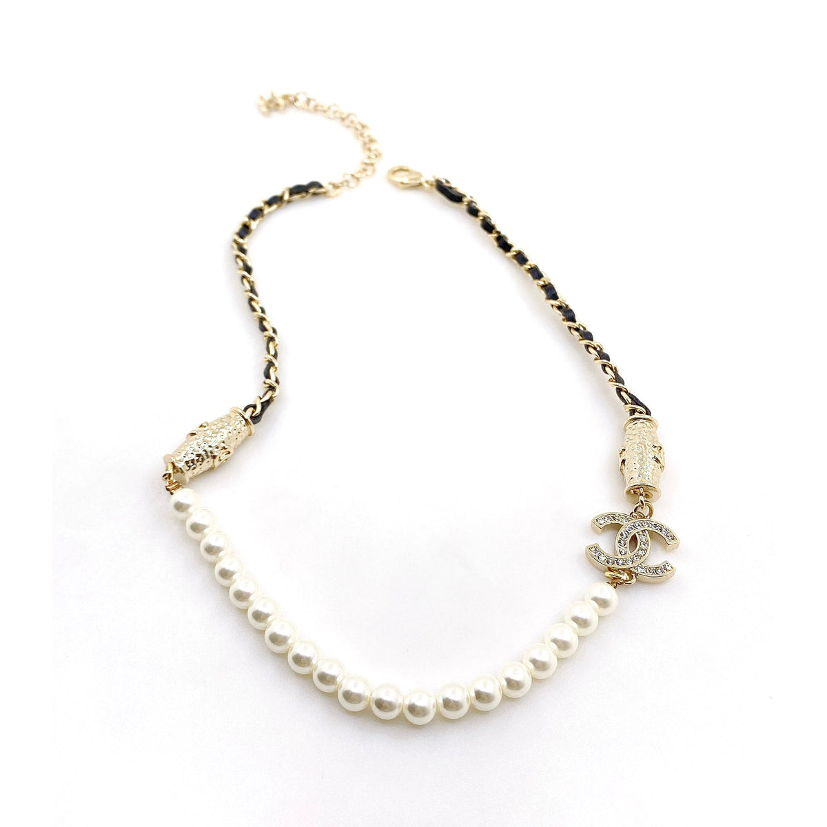 18K Chanel Crystals Choker Necklace