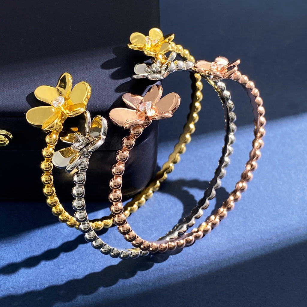 18K Van Cleef & Arpels Frivole Open Bracelet