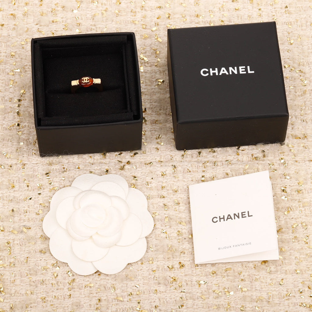 18K Chanel Red Ring