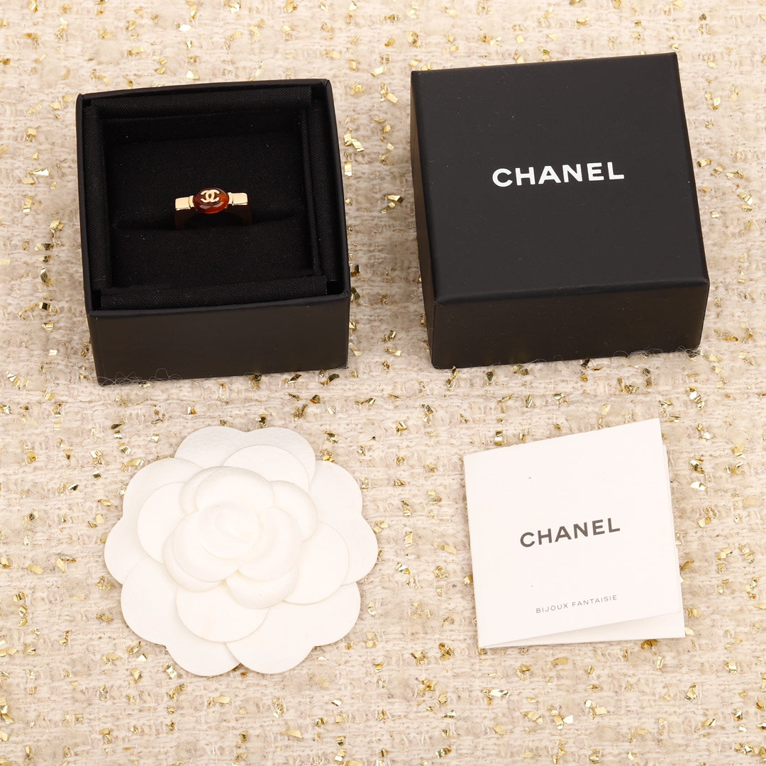 18K Chanel Red Ring