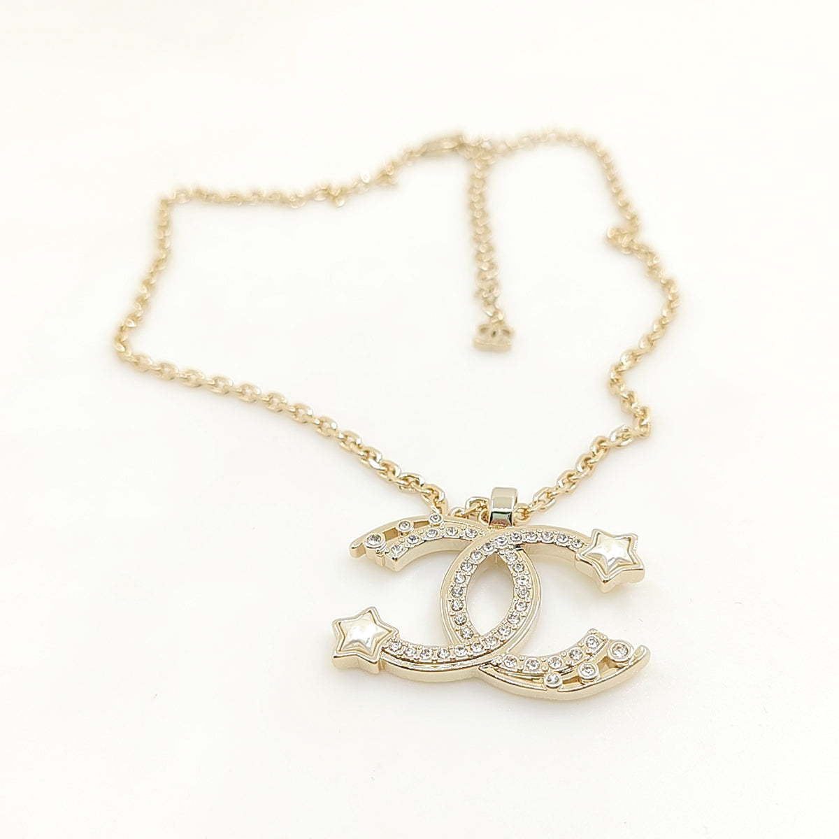 18K Chanel Star Choker Necklace