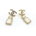 18K Chanel Perfume Bottle Earrings