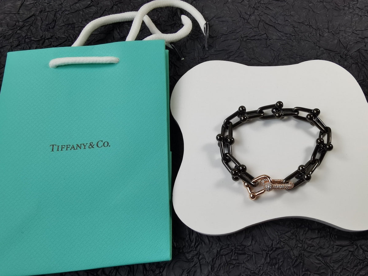 18K Tiffany & Co. HardWear Titanium Bracelet