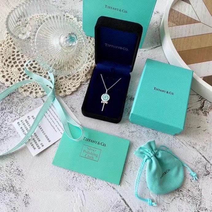18K Tiffany & Co. Lollipop Charm Chain Necklace