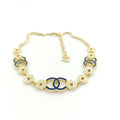 18K Blue Chanel Choker Necklace