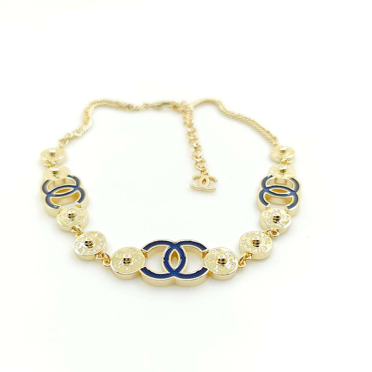 18K Blue Chanel Choker Necklace