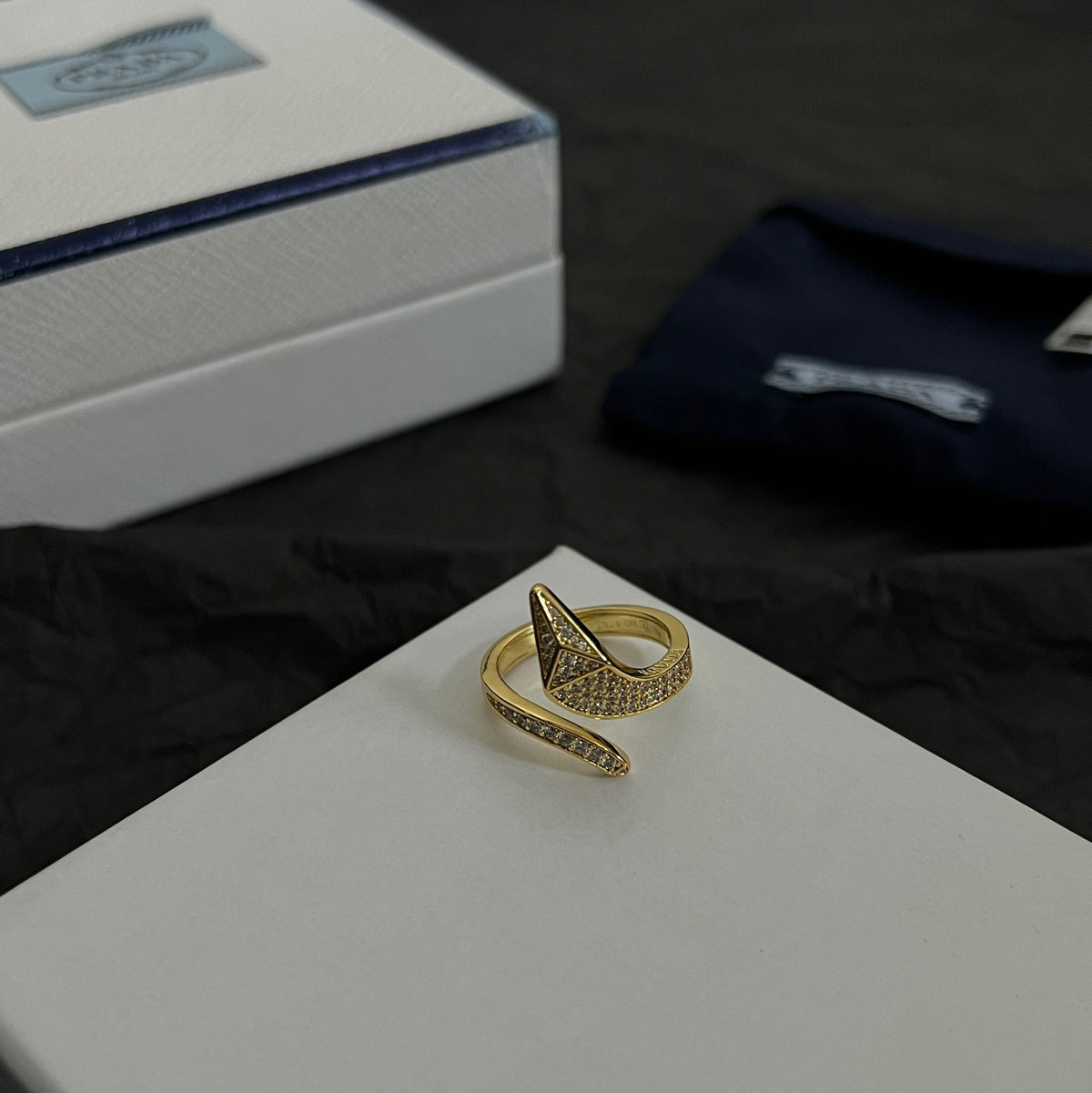 18K Prada Eternal Snake Ring