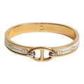 18K Mini Clic Cha?ne D'ancre Hermès Bracelet