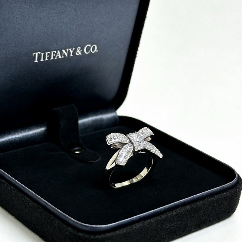 18K Tiffany & Co. Bow Diamond Ring