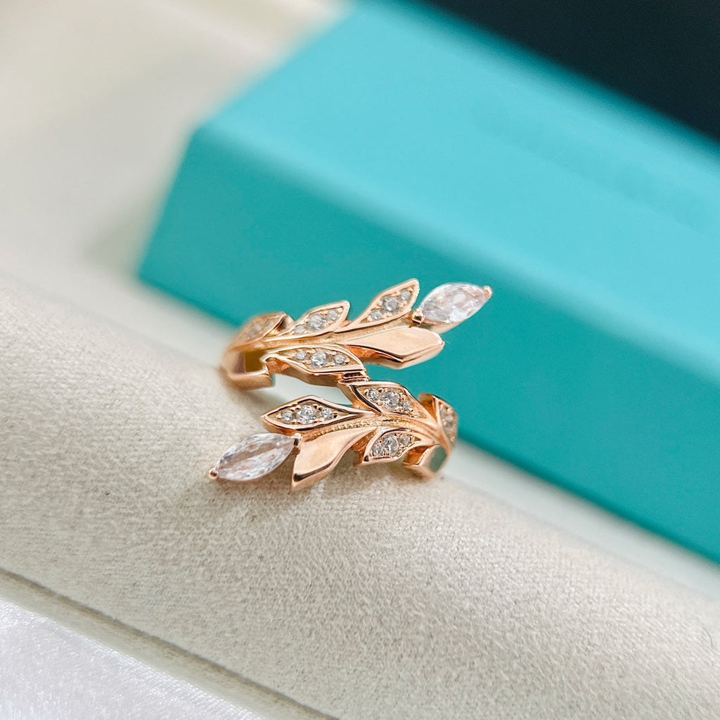 18K Tiffany & Co. Victoria Vine Bypass Ring