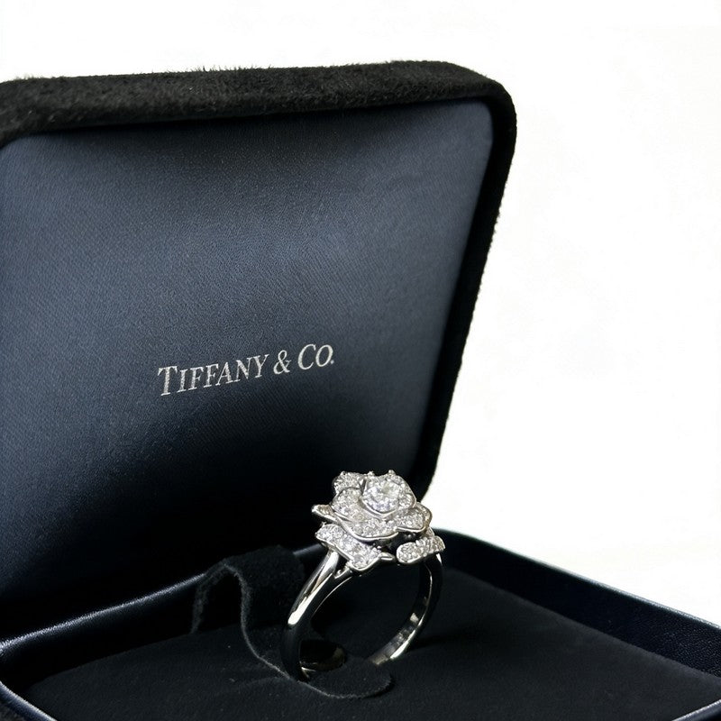 18K Tiffany & Co. Flower Diamond Ring