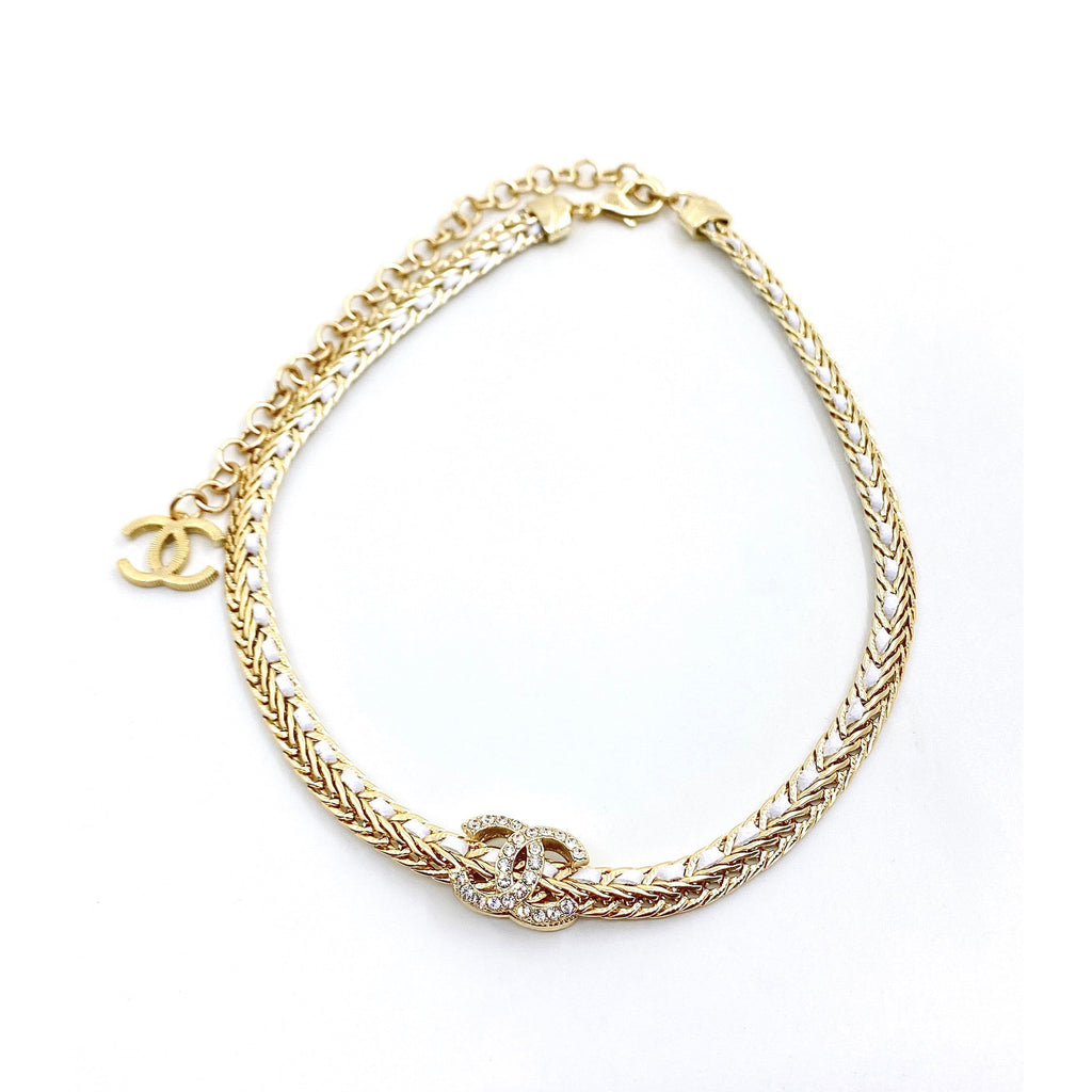 18K Chanel Diamonds Choker Necklace