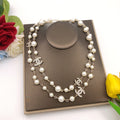 18K Chanel Long Pearls Necklace