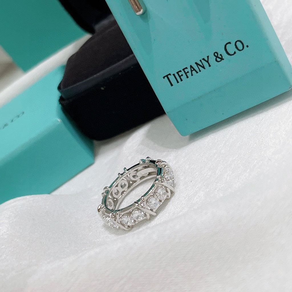 18K Tiffany & Co. Schlumberger Eighteen Stone Ring