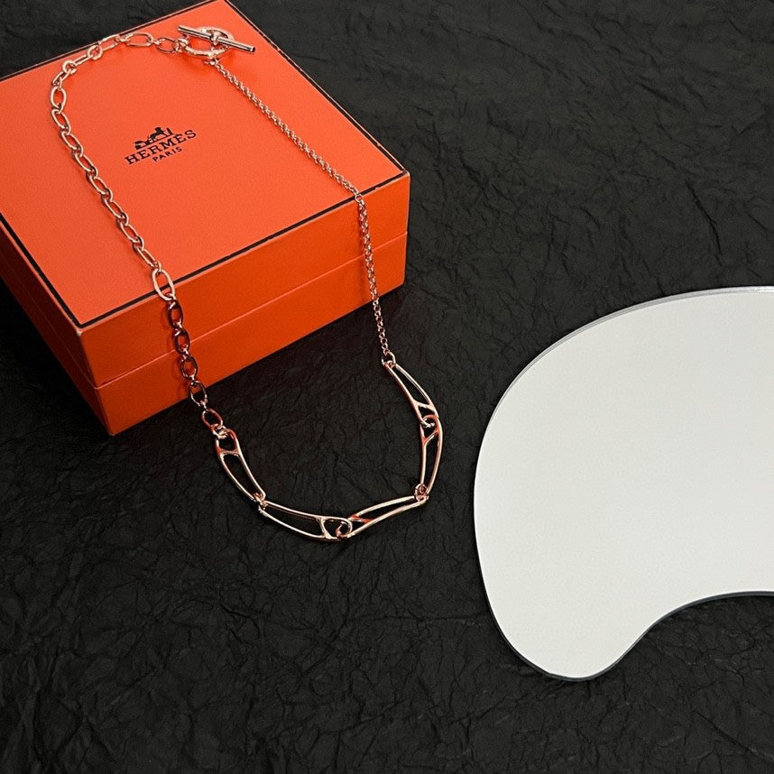 18K Chaine D'ancre Chain Hermès Necklace