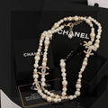 18K Chanel 26C Long Pearl Necklace