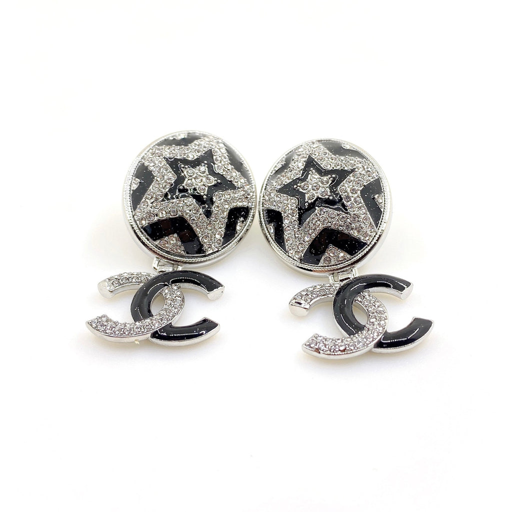 18K Chanel Diamond Earrings