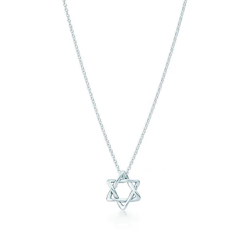 18K Tiffany & Co. Star of David Pendant Necklace