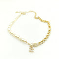 18K Chanel Pearl Chain Choker Necklace