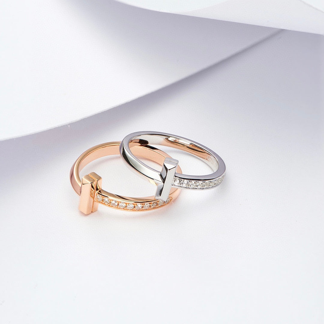 18K Tiffany & Co. T1 Diamond Ring