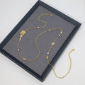 18K Chanel Vintage Crystal Long Necklace