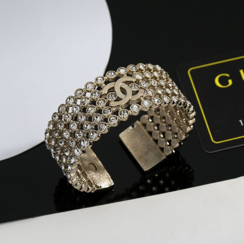 18K Chanel Diamond Cuff Bracelet