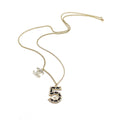 18K Chanel No.5 Chain Necklace