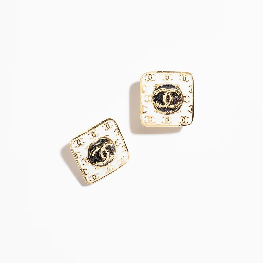 18K Vintage Chanel Earrings