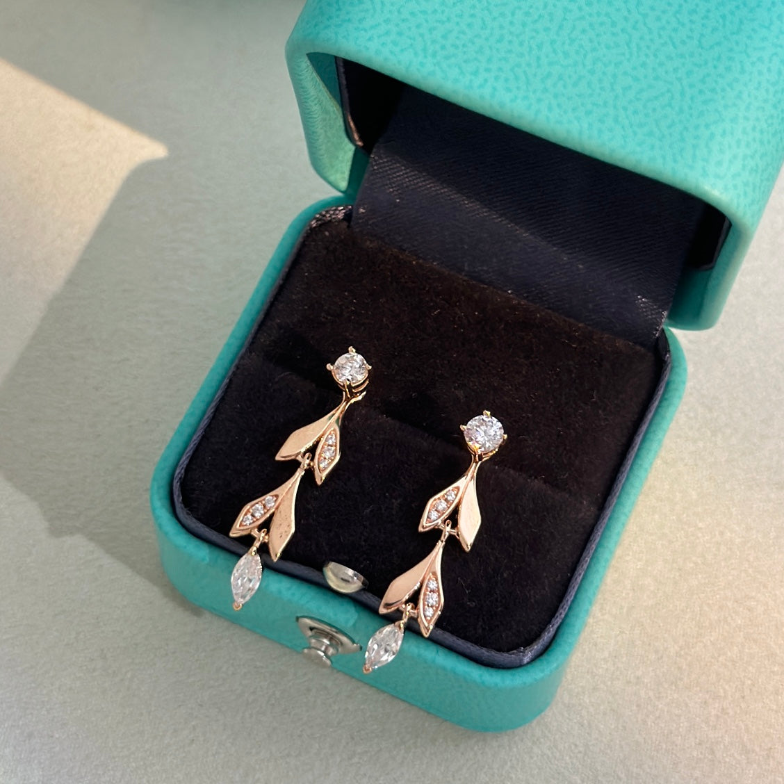 18K Tiffany & Co. Victoria Vine Convertible Drop Earrings