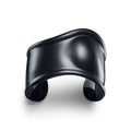 18K Tiffany & Co. Elsa Peretti Small Bone Cuff Black Bracelet