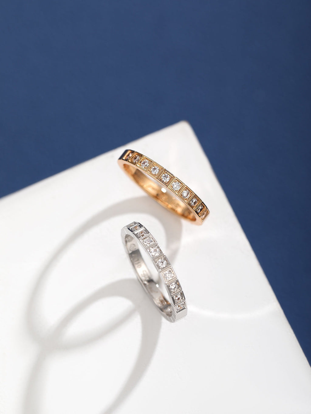 18K Chopard Ice Cube Diamonds Ring