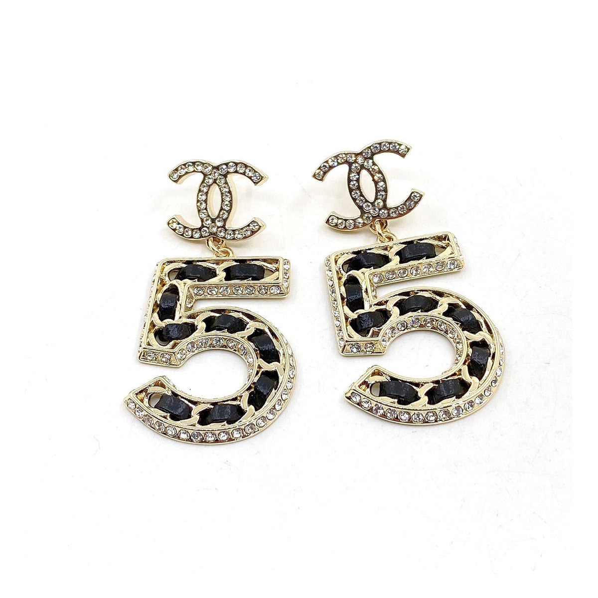18K Chanel N0.5 Perfume Earrings