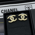 18K Chanel Classic Earrings