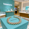 18K Return to Tiffany & Co. Crystal Rose Gold Bracelet