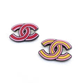 18K Chanel Pink Earrings