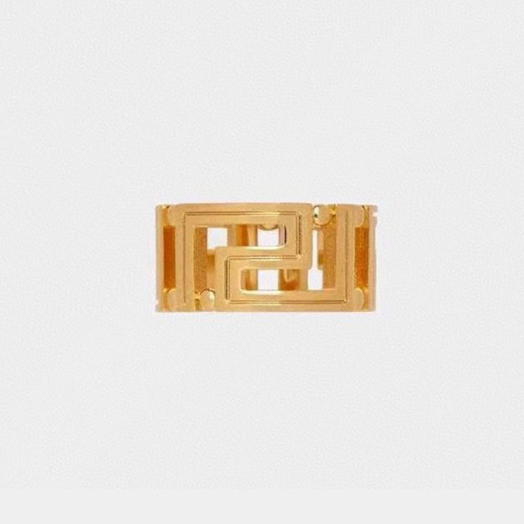 18K Versace GRECA Ring