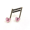 18K Chanel Music Symbol Brooch