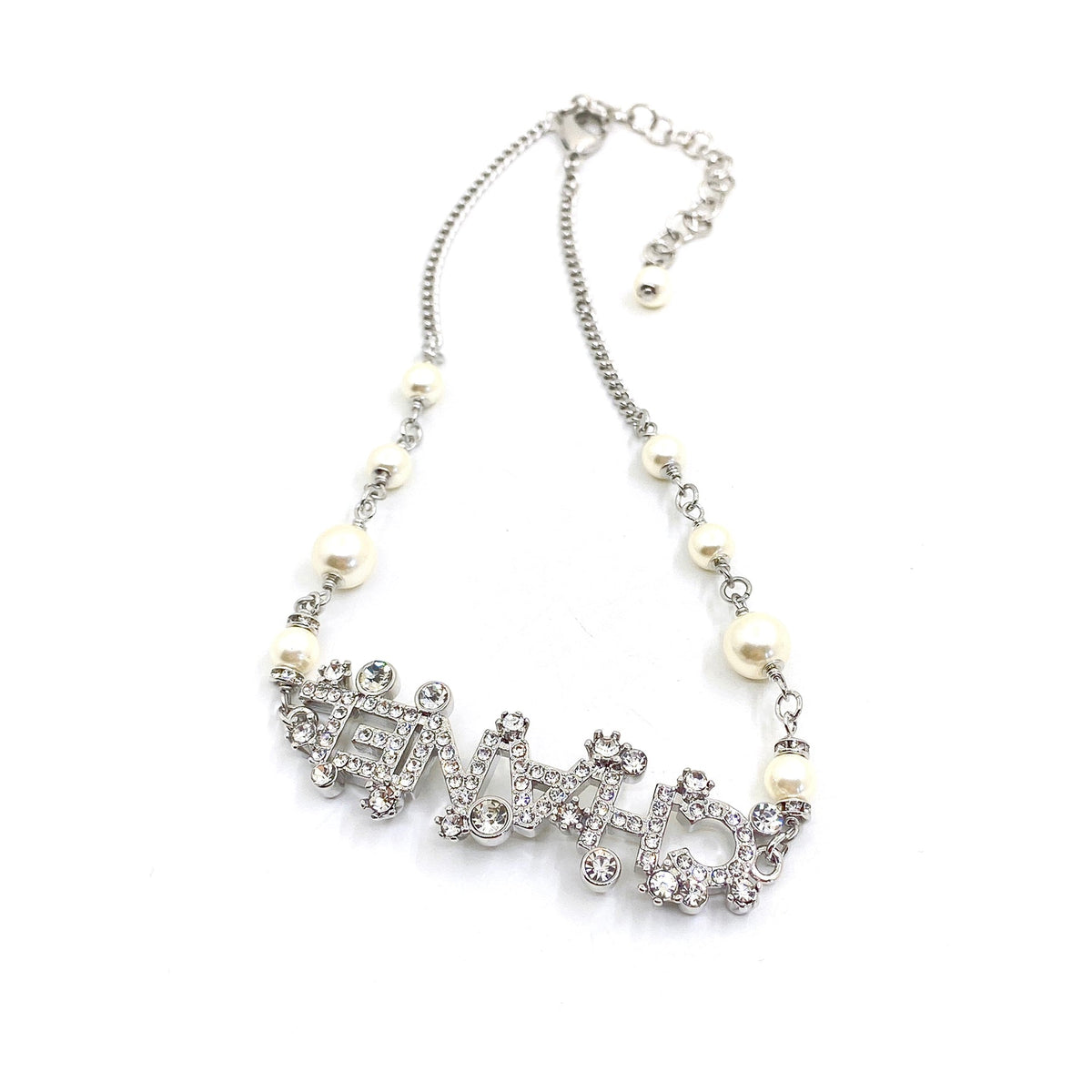 18K Chanel Crystals Necklace