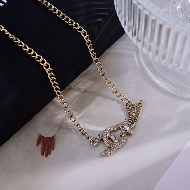 18K Chanel Star Diamond Necklace