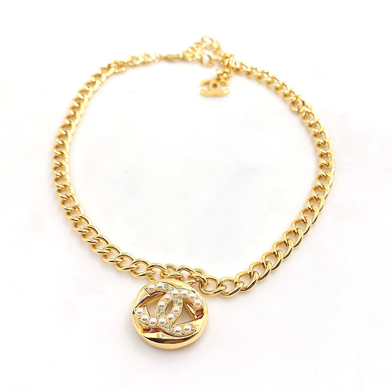 18K Chanel Diamond Chain Necklace