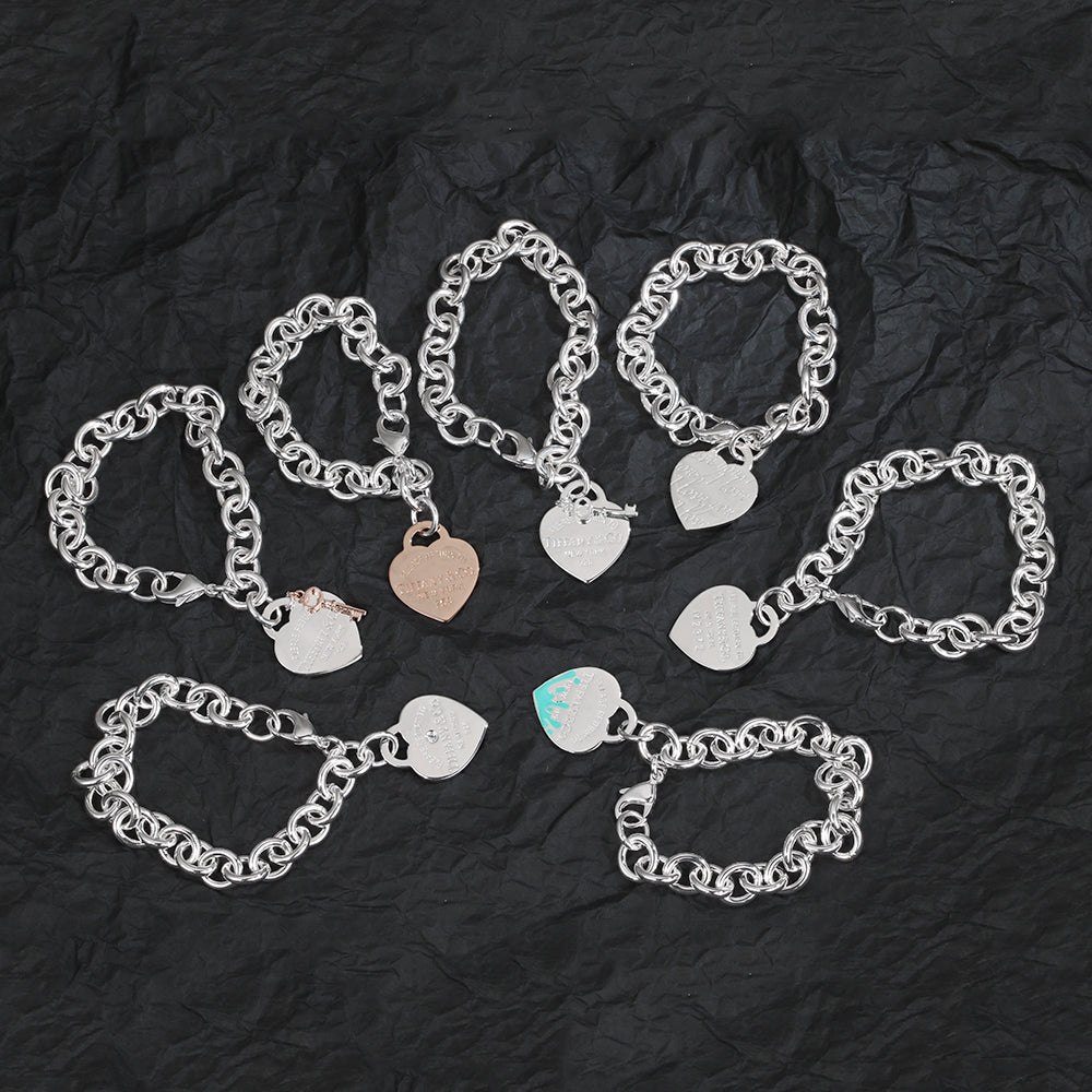18K Tiffany & Co. Heart Tag Bracelet