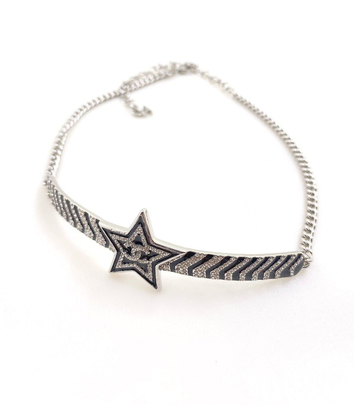 18K Chanel Star Diamonds Necklace