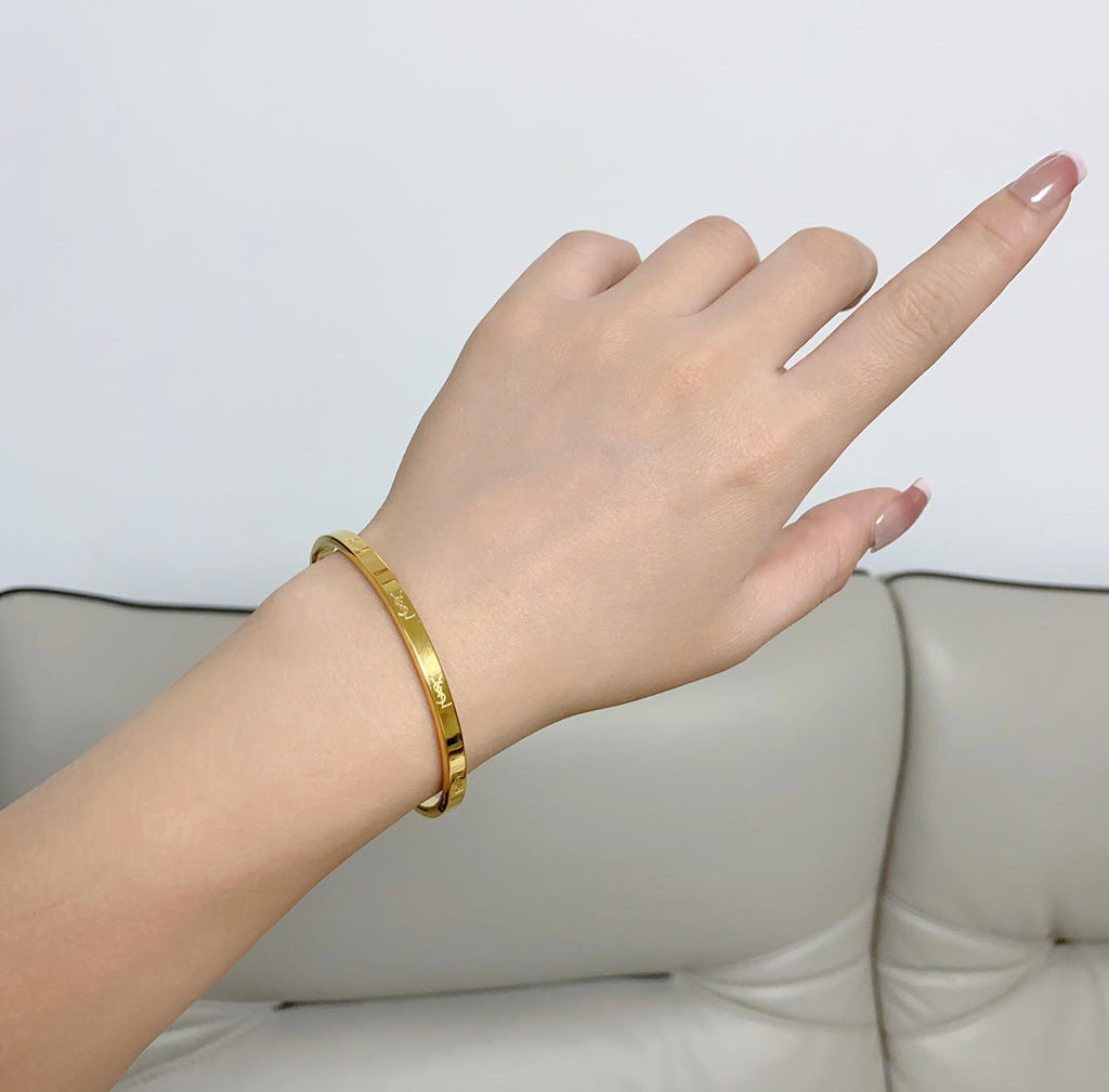 18K Saint Laurent YSL Bracelet
