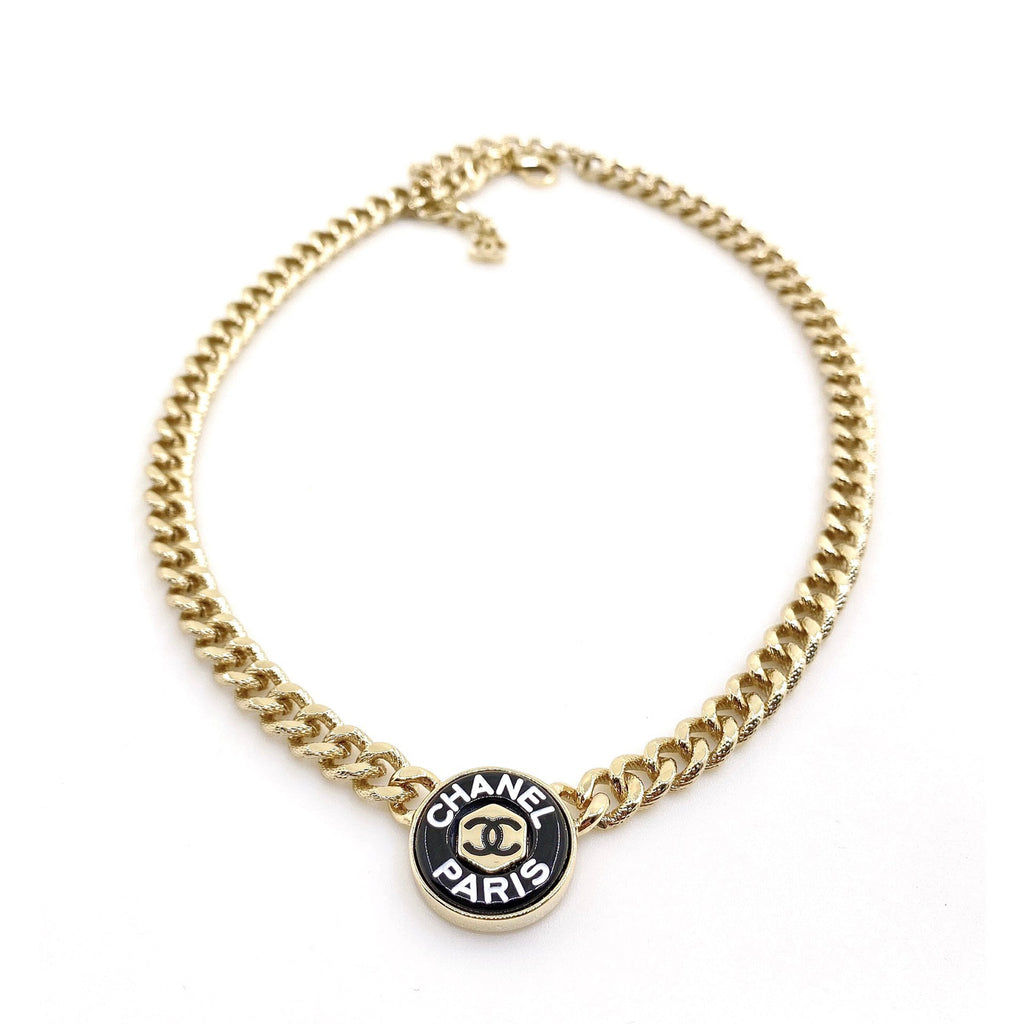 18K Chanel Paris Choker Necklace