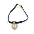 18K Chanel 2021 Leather Choker Necklace
