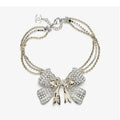 18K Chanel 25K Bow Tie Choker Necklace
